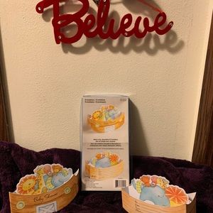 BOX 📦 OF 8 STAND-UP NOAH’S ARCH BABY INVITATION’S
